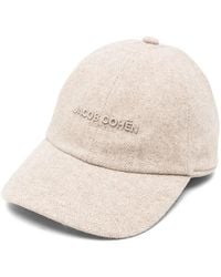 Jacob Cohen - Herringbone-Pattern Embroidered-Logo Baseball Cap - Lyst