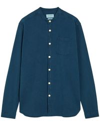 Oliver Spencer - Grandad Kildale Chest-Pocket Shirt - Lyst