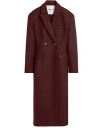 Herskind - Padded-Shoulder Double-Breasted Coat - Lyst