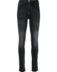 Philipp Plein - High-Waist Skinny-Cut Jeans - Lyst