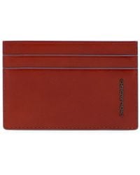 Piquadro - Slim Calf Leather Card Holder - Lyst