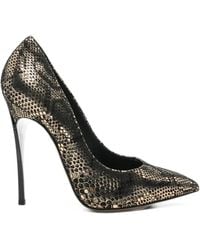 Casadei - Snake-Effect Pumps - Lyst