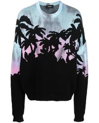 DSquared² - Printed Sweater - Lyst