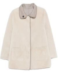 Simonetta Ravizza - Reversible Shearling Coat - Lyst