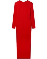 Stella McCartney - Robe Mi-Longue À Empiècement En Dentelle - Lyst