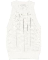 Peserico - Open-Knit Vest - Lyst