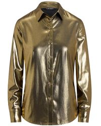 Ralph Lauren - Chemise Métallisée Classic Fit - Lyst