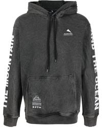 Mauna Kea - Bleached-Effect Logo Print Hoodie - Lyst