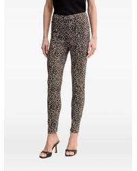 Morgan - Leopard-Print Jeans - Lyst