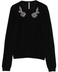 Liviana Conti - Cardigan En Laine À Ornements - Lyst