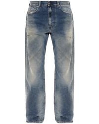 DIESEL - Jean Jogg À Effet Délavé - Lyst