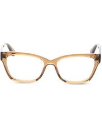 Longchamp - Lunettes De Vue Carrées À Logo - Lyst