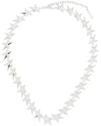 Mugler - Halskette mit verschlungenen Sternen - Lyst