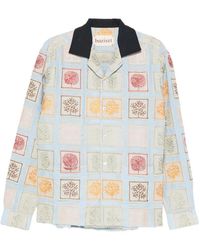 BAZISZT - Embroidered Patchwork Shirt - Lyst