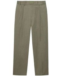 Shanghai Tang - Seersucker Tailored Trousers - Lyst