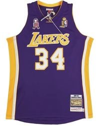 Mitchell & Ness - "Nba La Lakers 2001 Shaquille O'Neal" Swingman Jersey - Lyst