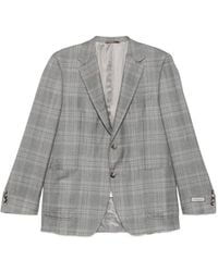 Canali - Prince Of Wales Check Blazer - Lyst