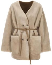 Urbancode - Belted Faux-Fur Jacket - Lyst
