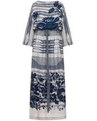 Pierre Louis Mascia - Tetris Floral-Print Maxi Dress - Lyst