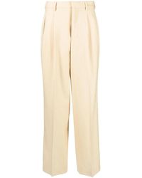 Ami Paris - Straight-leg Virgin-wool Trousers - Lyst