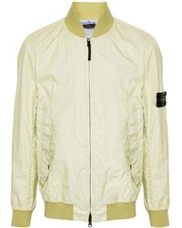 Stone Island - Compass-Badge Bomber Jacket - Lyst