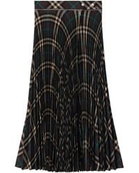 Burberry - Karierter Rock - Lyst