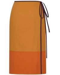 Saint Laurent - Nylon Pencil Skirt - Lyst