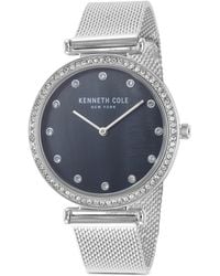 Kenneth Cole - Classic Crystal-Embellished 36Mm Watch - Lyst