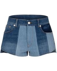 Coperni - Patchwork Denim Shorts - Lyst