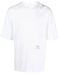 Objects IV Life - Logo-Print Waffle-Knit T-Shirt - Lyst