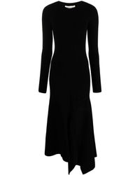 Y. Project - Side-slit Long-sleeve Midi Dress - Lyst