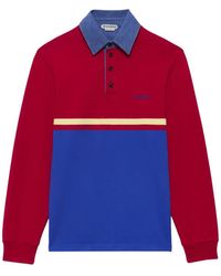 JW Anderson - Colour-Block Long-Sleeve Polo Shirt - Lyst