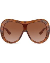 Dolce & Gabbana - Dna Oversize-frame Sunglasses - Lyst