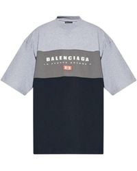 Balenciaga - Colour Block T-Shirt - Lyst