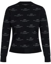 Balenciaga - Round-Neck Knitwear - Lyst