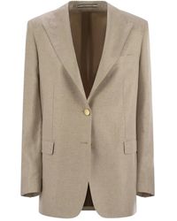 Tagliatore - Two-Button Silk Suit Jacket - Lyst