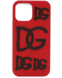 Dolce & Gabbana - Logo-embossed Iphone 13 Pro Max Case - Lyst