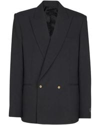 Balmain - Double-Breasted Wool Blazer - Lyst