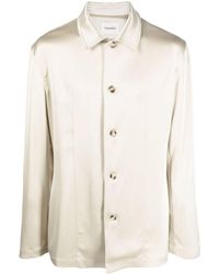 Nanushka - Satin Long-sleeve Shirt - Lyst