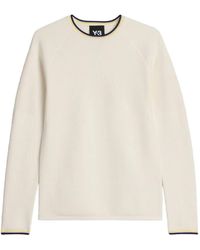 Wales Bonner - X Y-3 Ribbed-Knit Raglan-Sleeve Sweater - Lyst