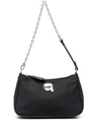 Karl Lagerfeld - Borsa A Spalla Ikon Con Applicazione - Lyst