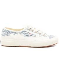 Superga - Toile De Jouy Printed Lace-Up Sneakers - Lyst