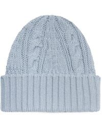 Bompard - Cable-Knit Cashmere Beanie Hat - Lyst