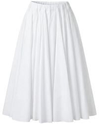 N°21 - Pleated A-Line Skirt - Lyst