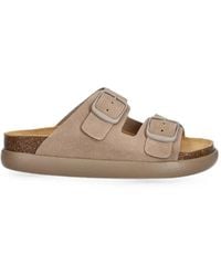 Scholl - Buckle-Fastening Double-Strap Slides - Lyst