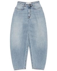Rohe - Washed Tapered-Leg Jeans - Lyst