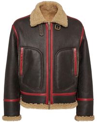 DSquared² - Leren Jack Met Voering - Lyst