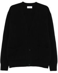 Lardini - Ribbed Wool Cardigan - Lyst