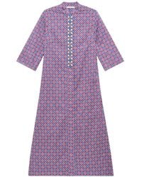 Maliparmi - Geometric-Print Kaftan Dress - Lyst
