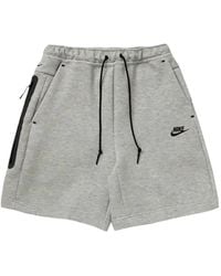 Nike - Tech Fleece Logo-Print Shorts - Lyst